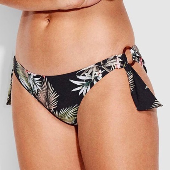 NWT Seafolly Ocean Alley Loop-Side Hipster Bikini Bottom - Picture 2 of 8